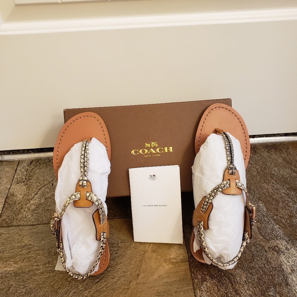 NWT Coach Sandals